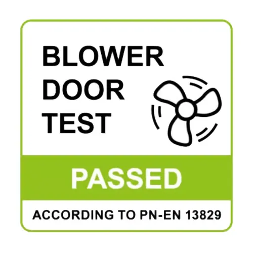 Blower Door Test – conform PN-EN 13829