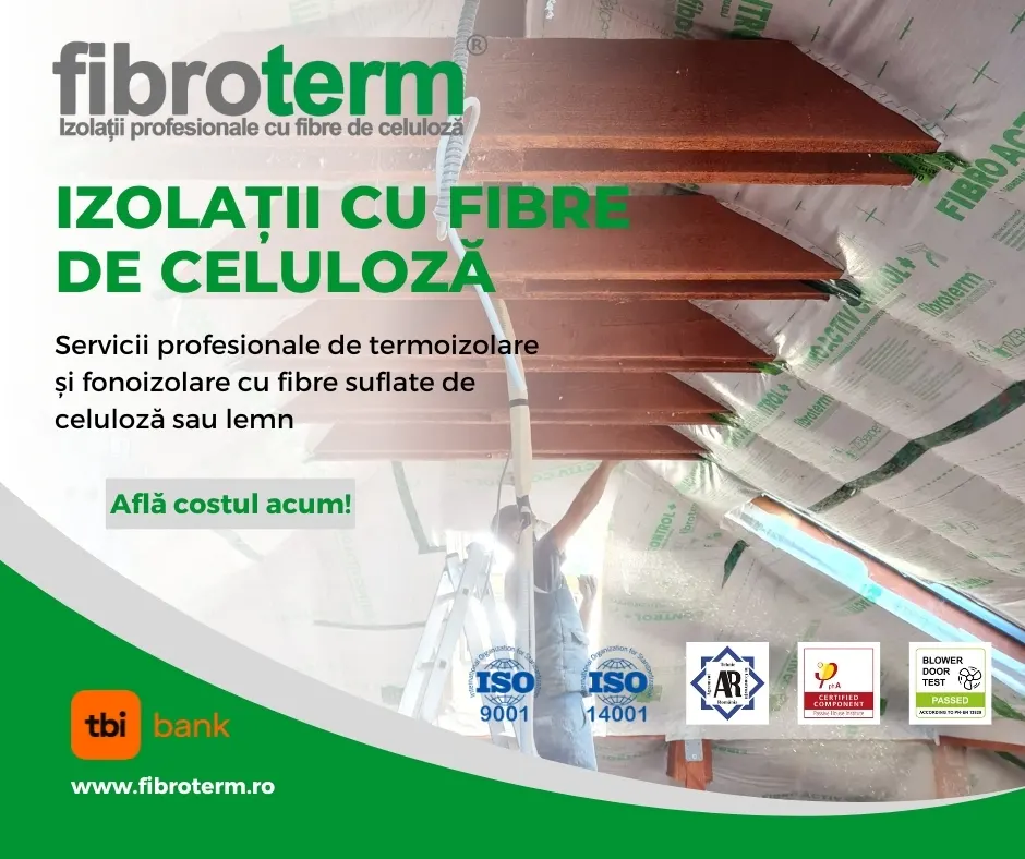 sistem de zolație cu celuloză