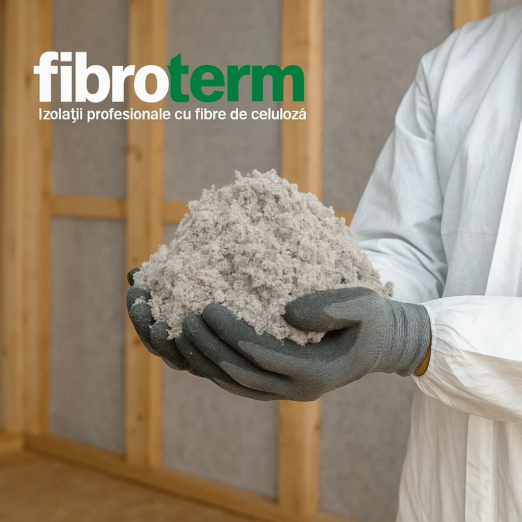 material termoizolator din fibre de celuloză
