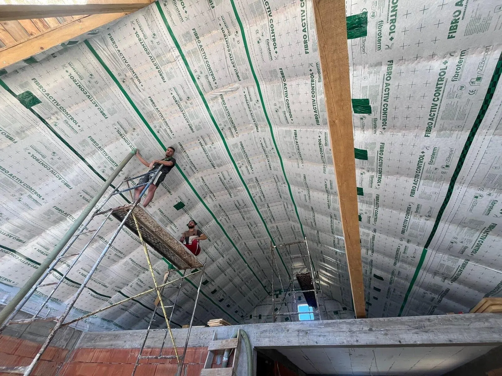 Casa Branești nZEB – proiect de izolație cu celuloză realizat de Fibroterm